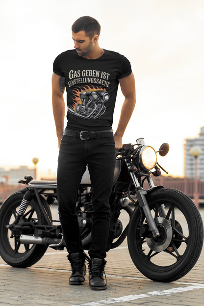 HigherBlanks Premium T-Shirt "Einstellungssache"