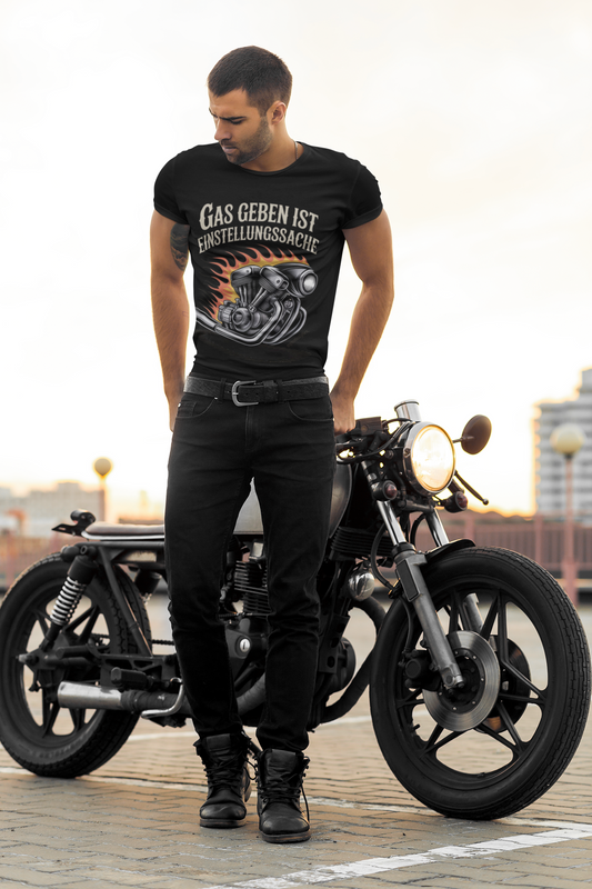 HigherBlanks Premium T-Shirt "Einstellungssache"