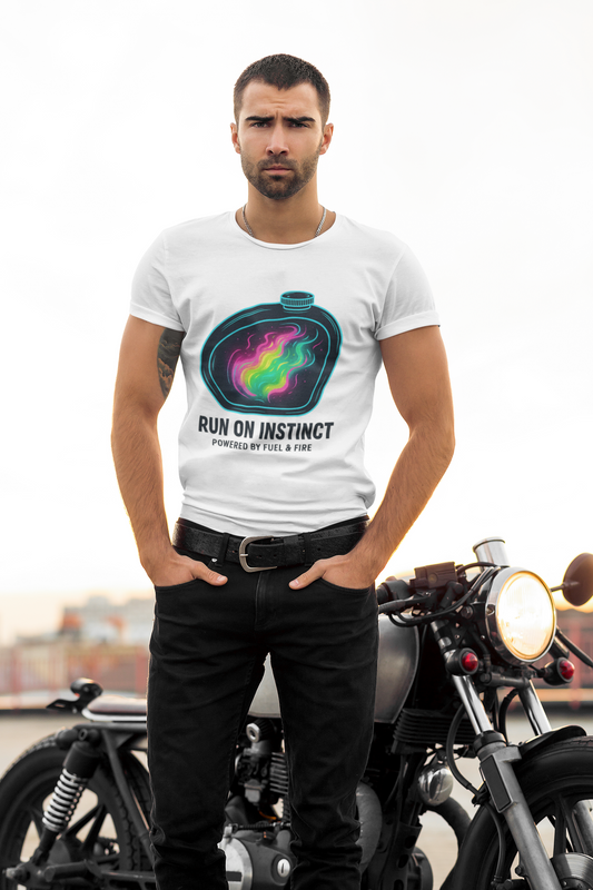 HigherBlanks Premium T-Shirt "Run on Instinct"